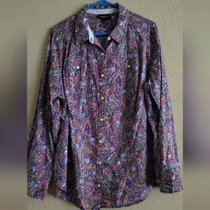 Lane Bryant Paisley Blouse - size 18